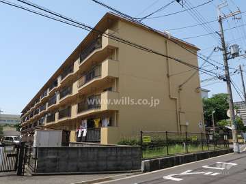 ハイム富田北棟の外観（南東側から）