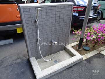 ペット足洗い場