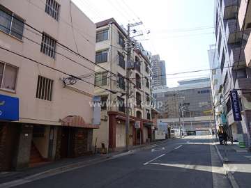 敷地北側の前面道路
