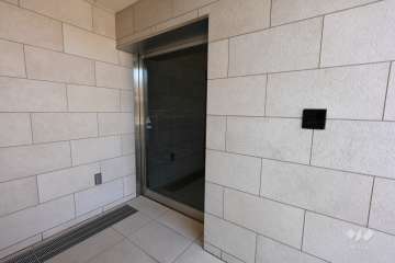 駐輪場の出入口