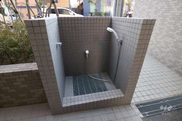 ペット足洗い場
