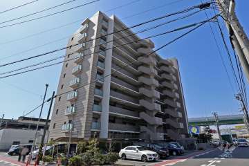 アメニティ港明の外観（北西側から）