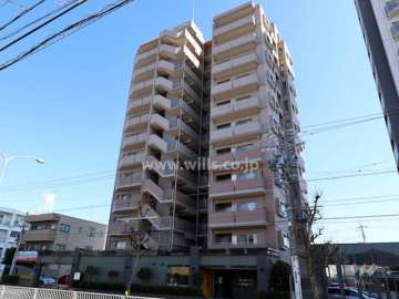ダイアパレス覚王山の外観（南側から）