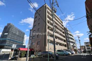グランドメゾン菊坂町の外観(南西側から)