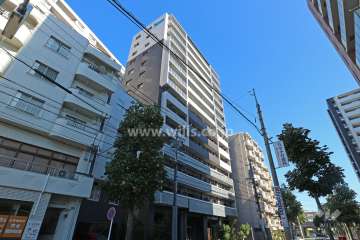 プレサンスジェネ鶴舞の外観（西南側から）