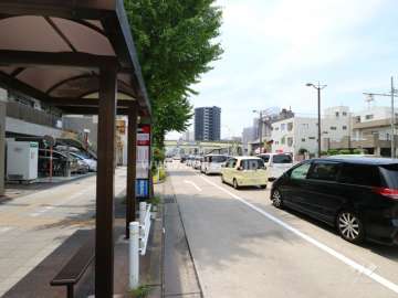 敷地の西側前面道路（北側から）