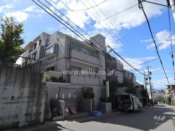 パルシオ本山鹿子町の外観（北東側から）