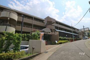 富士見台パークハイツ壱番館の外観（北側から）)