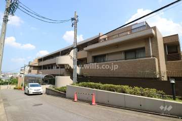 富士見台パークハイツ壱番館の外観（西側から）