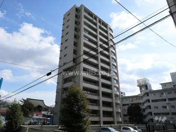 グランスイート覚王山法王町の外観(北西側から)
