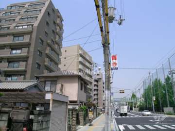 敷地の東側は国道176号線に面しています。