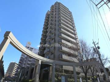 茶屋ヶ坂シティハウスの外観(西北側から)