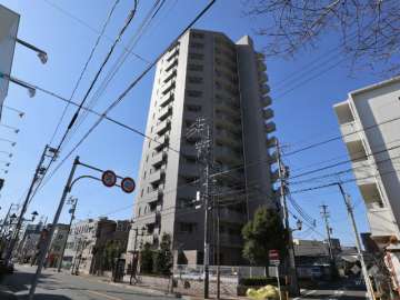 千種仲田シティハウスの外観(北東方向から)