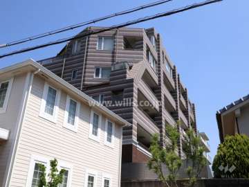シティハウス覚王山丸山町の外観(西側から)