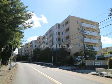 グランドメゾン自由ヶ丘テラスの外観（北西側から）