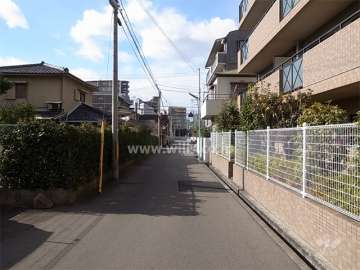敷地南側の道路