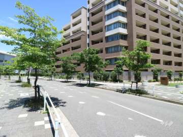 敷地西側前面道路