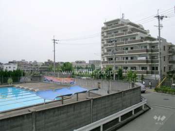 敷地の南側には『第十七中学校』があります