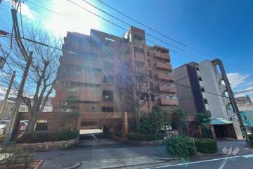 三旺マンション猫洞の外観(北東側から)