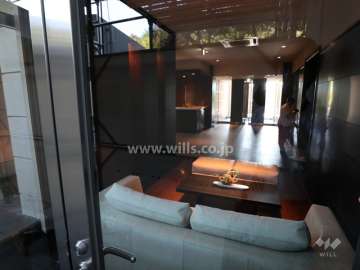 敷地南側の前面道路（西側から）