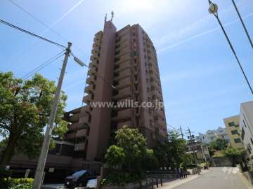 グランドメゾン茶屋が坂の外観（北西側から）