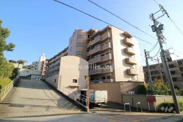 サンハイツ東山の外観（北西側から）
