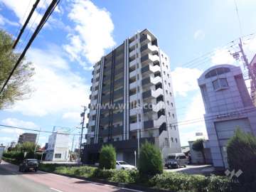 プリオール千種新西の外観（北西側から）