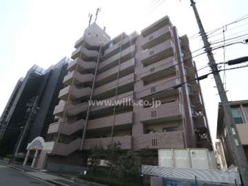 宝マンション千種竹越の外観(北西側から)