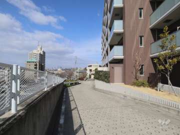 敷地南側の前面道路