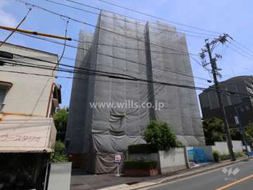 ハイツ星ヶ丘の外観（西側から）