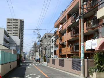 敷地南側の前面道路