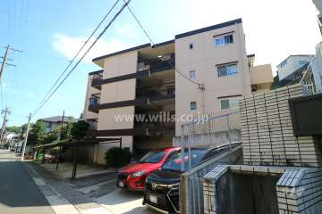 鹿子コーポの外観（北西側から）