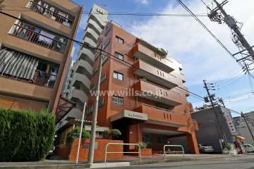 IBハイネス矢場町の外観（北西側から）