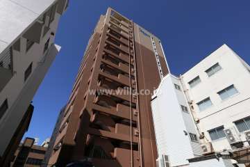 プレサンス大須観音駅前サクシードの外観（南東側から）