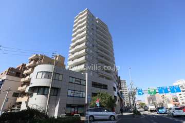 ナビシティ大須Ⅱの外観（南東側から）