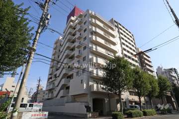 イトーピア上前津の外観（北西側から）
