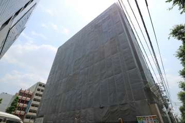 ライオンズシティ栄本町通の外観（南西側から）※2019年6月現在大規模修繕中