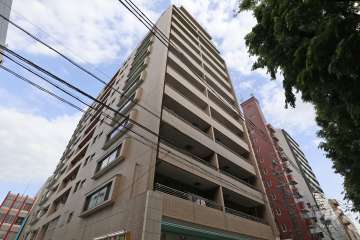 ライオンズシテシィ栄本町通の外観（北西側から）