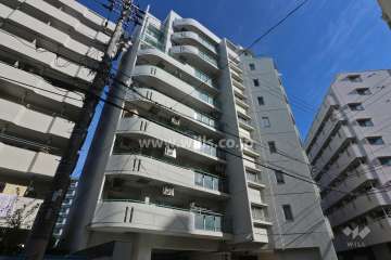 三井金山ハイツの外観（南西側から）