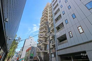 ジャルダン栄の外観（北西側から）