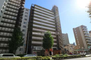 新栄町ハイツの外観（北東側から）