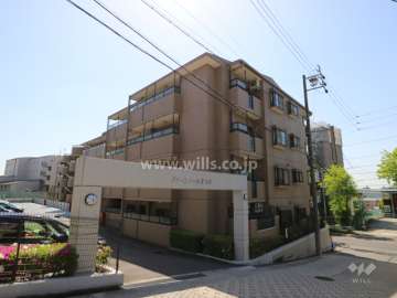 グリーンコーポ星ヶ丘南の外観(北西側から)