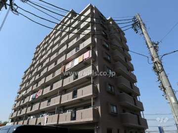 ユニーブル藤ヶ丘の外観（南東側から）