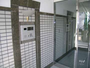オートロック付きのエントランス