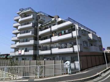 エクレール梅森坂の外観（北東側から）