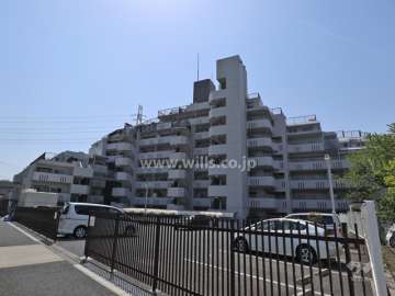 エクレール梅森坂の外観（北西側から）