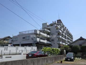 エクレール梅森坂の外観（南西側から）