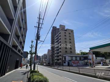 星ヶ丘グランドハイツの遠景(北西側から撮影)