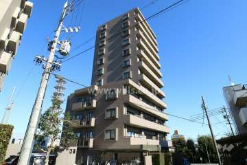 パークホームズ藤が丘西の外観(西側から）