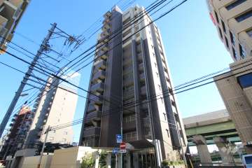 フレストアルファ本郷の外観（北西側から）